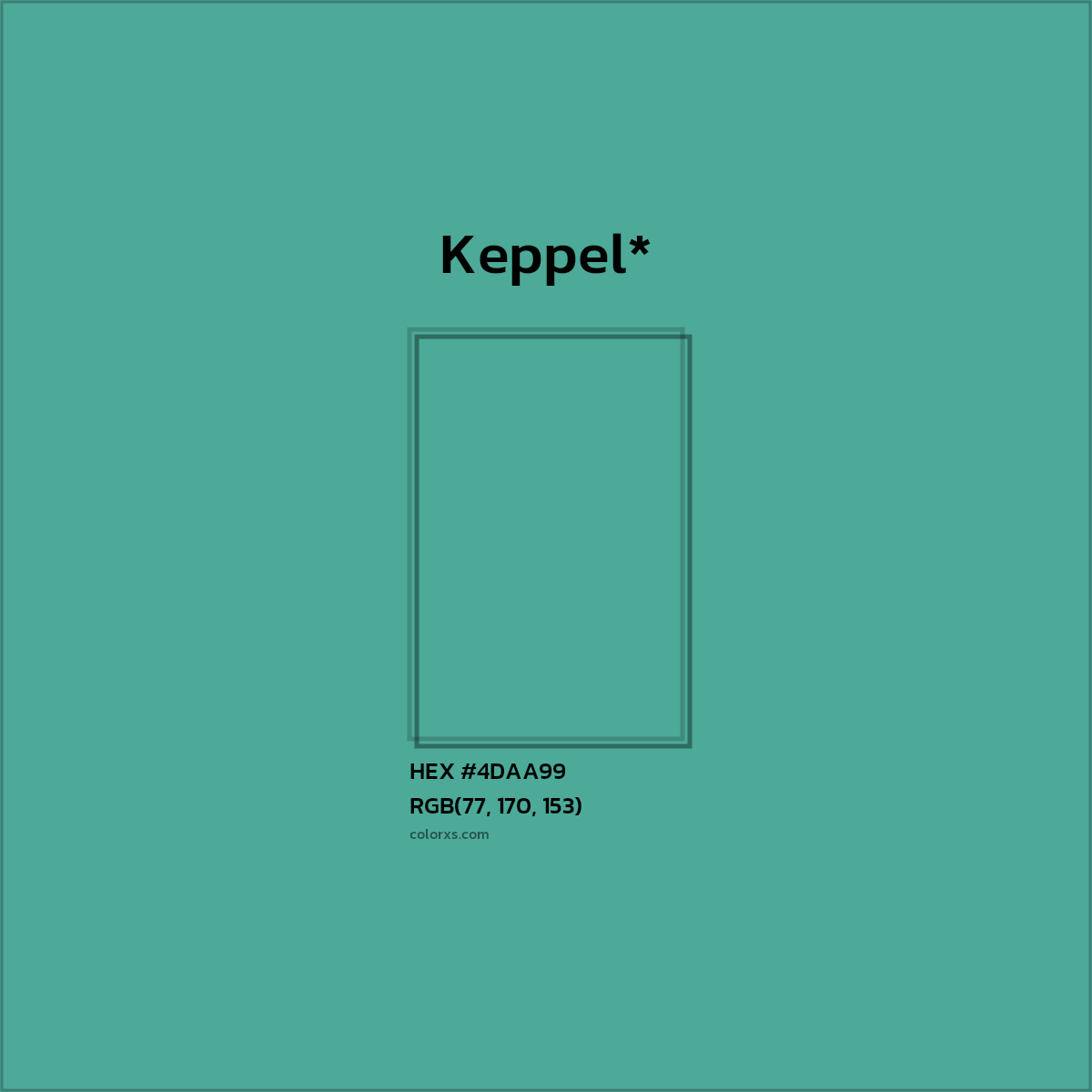 HEX #4DAA99 Color Name, Color Code, Palettes, Similar Paints, Images