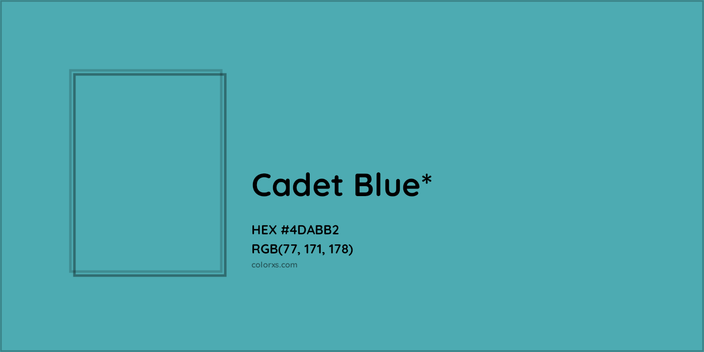 HEX #4DABB2 Color Name, Color Code, Palettes, Similar Paints, Images