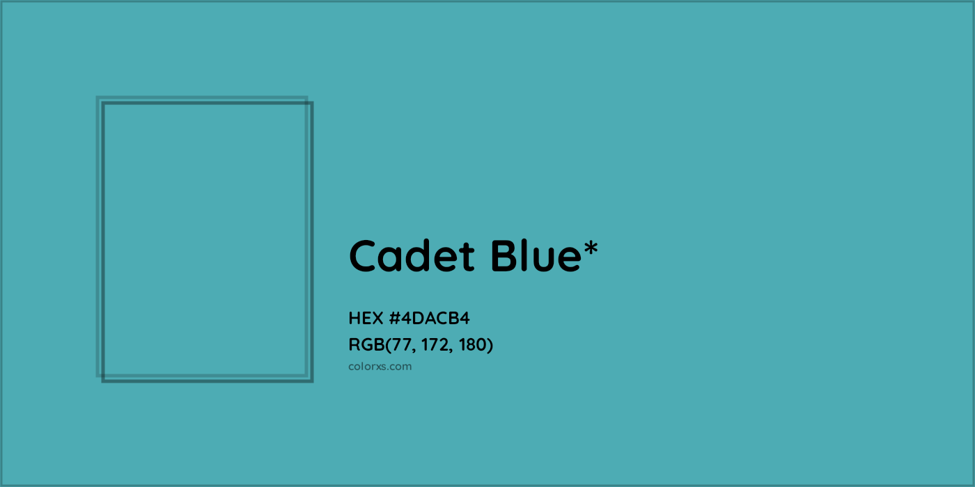 HEX #4DACB4 Color Name, Color Code, Palettes, Similar Paints, Images
