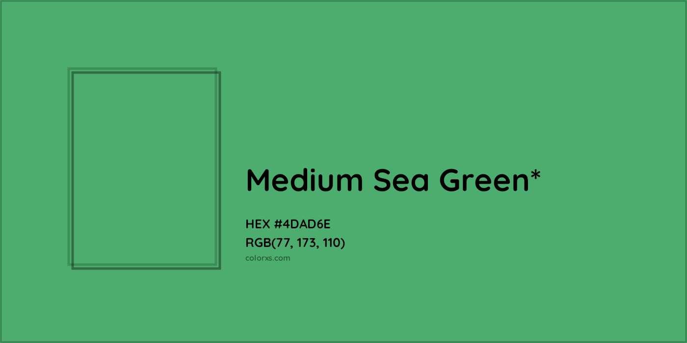 HEX #4DAD6E Color Name, Color Code, Palettes, Similar Paints, Images