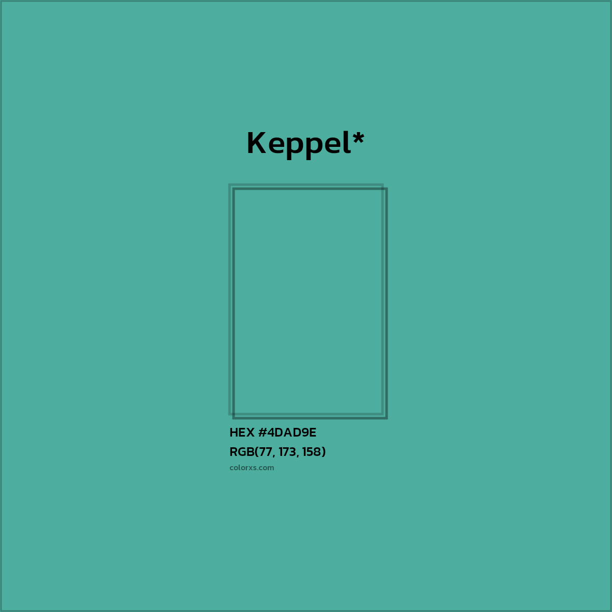 HEX #4DAD9E Color Name, Color Code, Palettes, Similar Paints, Images