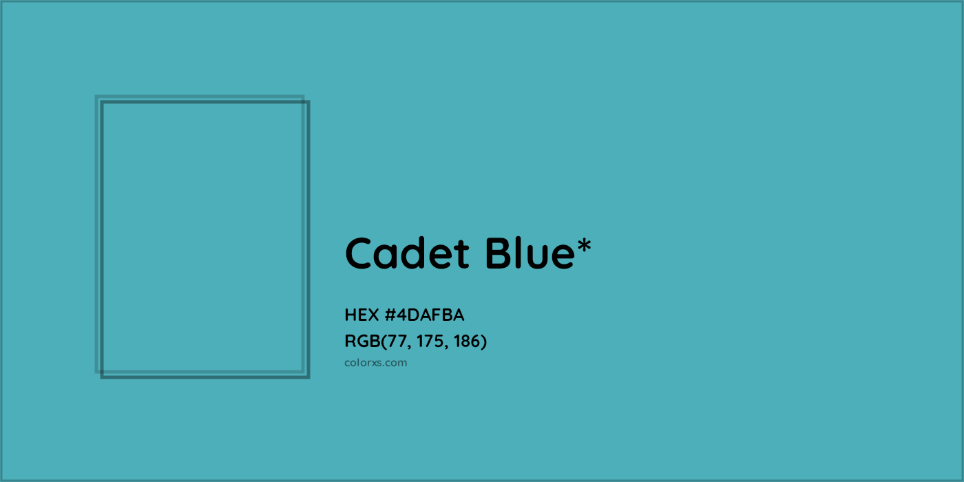 HEX #4DAFBA Color Name, Color Code, Palettes, Similar Paints, Images