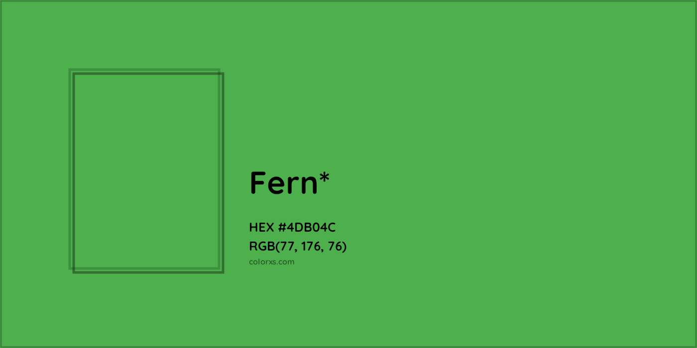 HEX #4DB04C Color Name, Color Code, Palettes, Similar Paints, Images