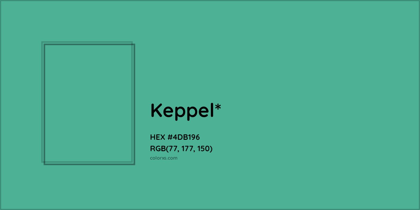 HEX #4DB196 Color Name, Color Code, Palettes, Similar Paints, Images