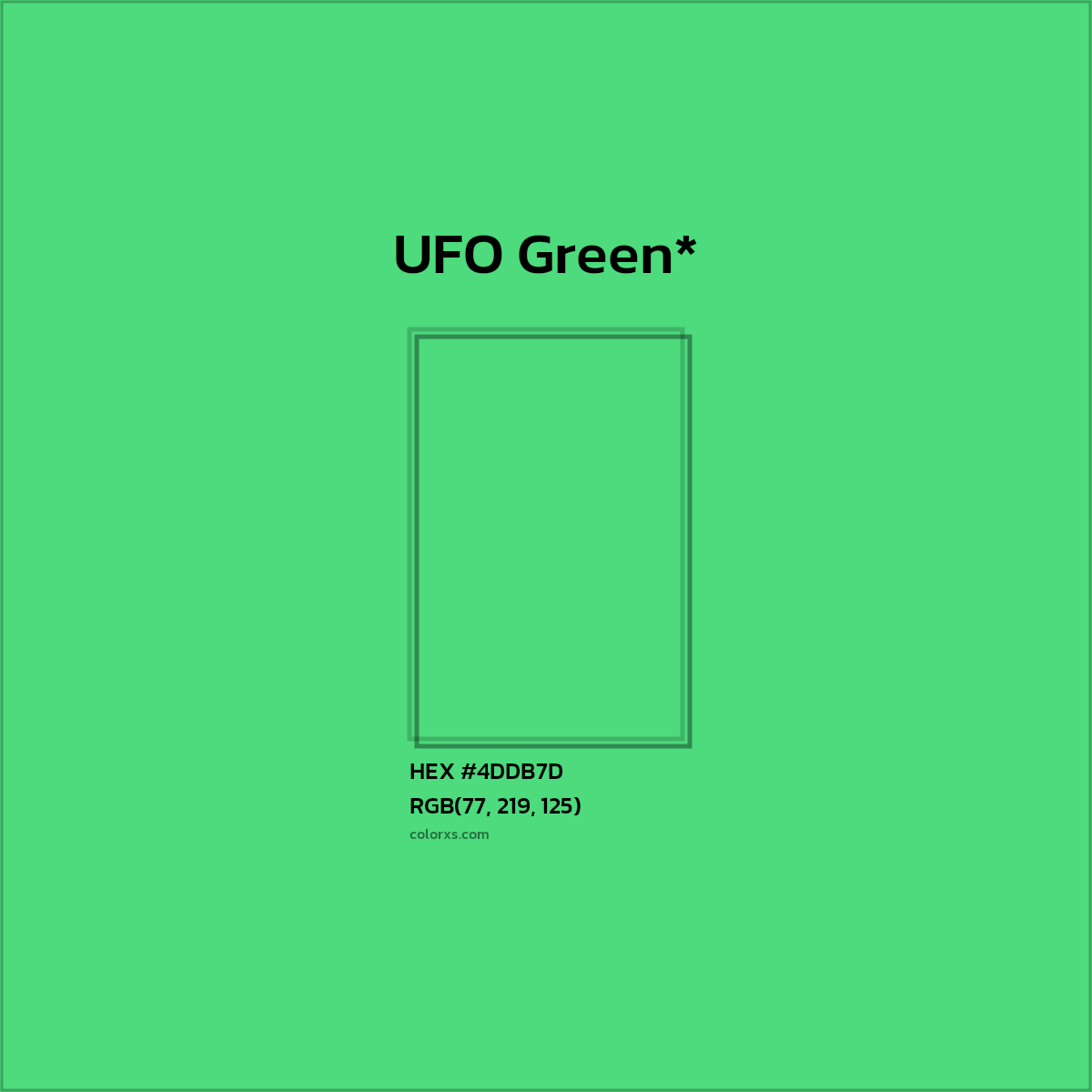 HEX #4DDB7D Color Name, Color Code, Palettes, Similar Paints, Images