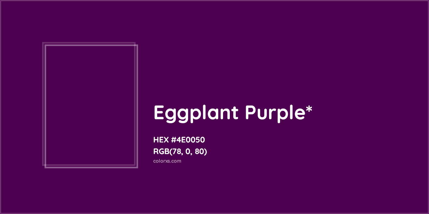 HEX #4E0050 Color Name, Color Code, Palettes, Similar Paints, Images