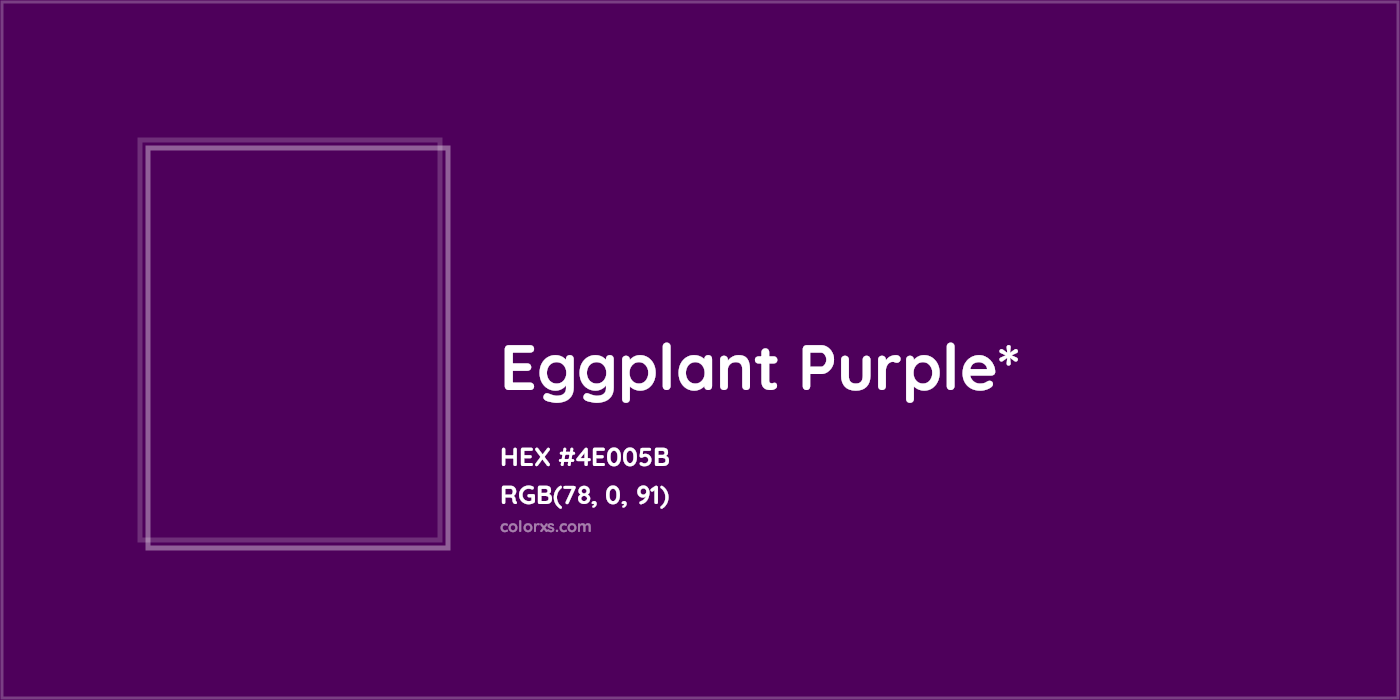 HEX #4E005B Color Name, Color Code, Palettes, Similar Paints, Images