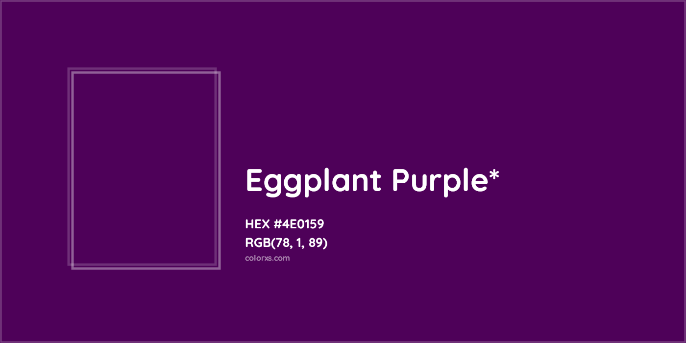 HEX #4E0159 Color Name, Color Code, Palettes, Similar Paints, Images