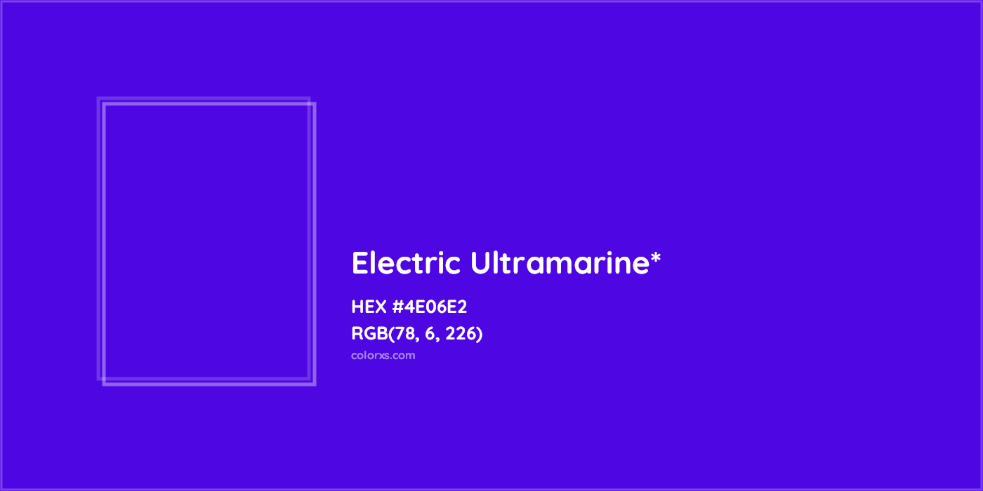 HEX #4E06E2 Color Name, Color Code, Palettes, Similar Paints, Images