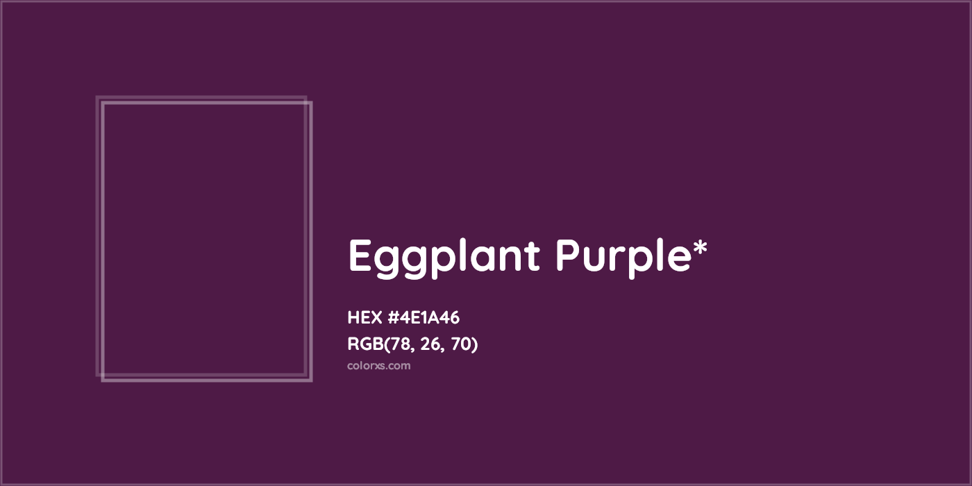HEX #4E1A46 Color Name, Color Code, Palettes, Similar Paints, Images