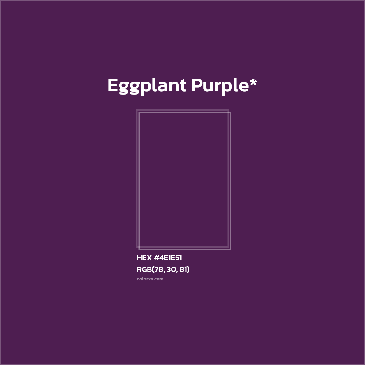 HEX #4E1E51 Color Name, Color Code, Palettes, Similar Paints, Images