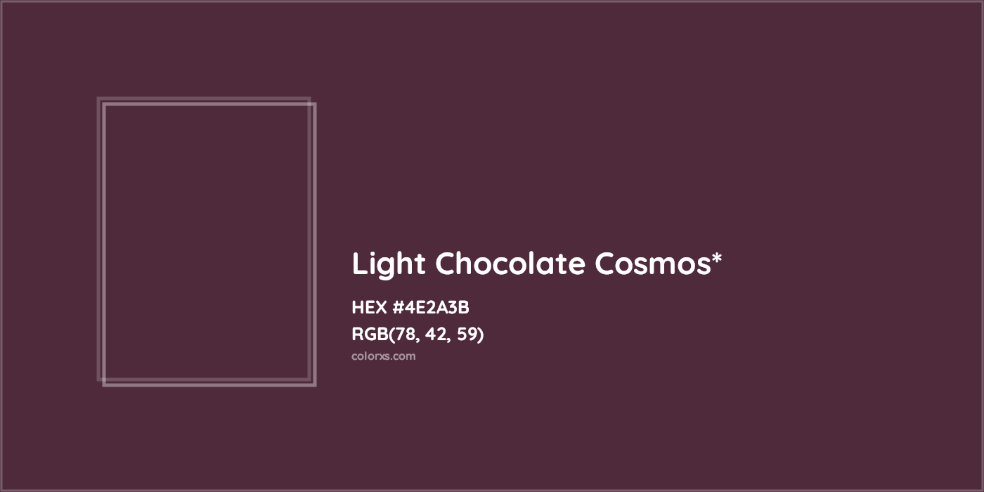 HEX #4E2A3B Color Name, Color Code, Palettes, Similar Paints, Images