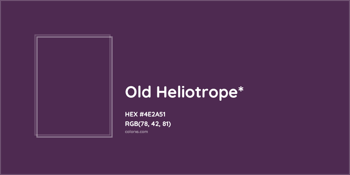 HEX #4E2A51 Color Name, Color Code, Palettes, Similar Paints, Images