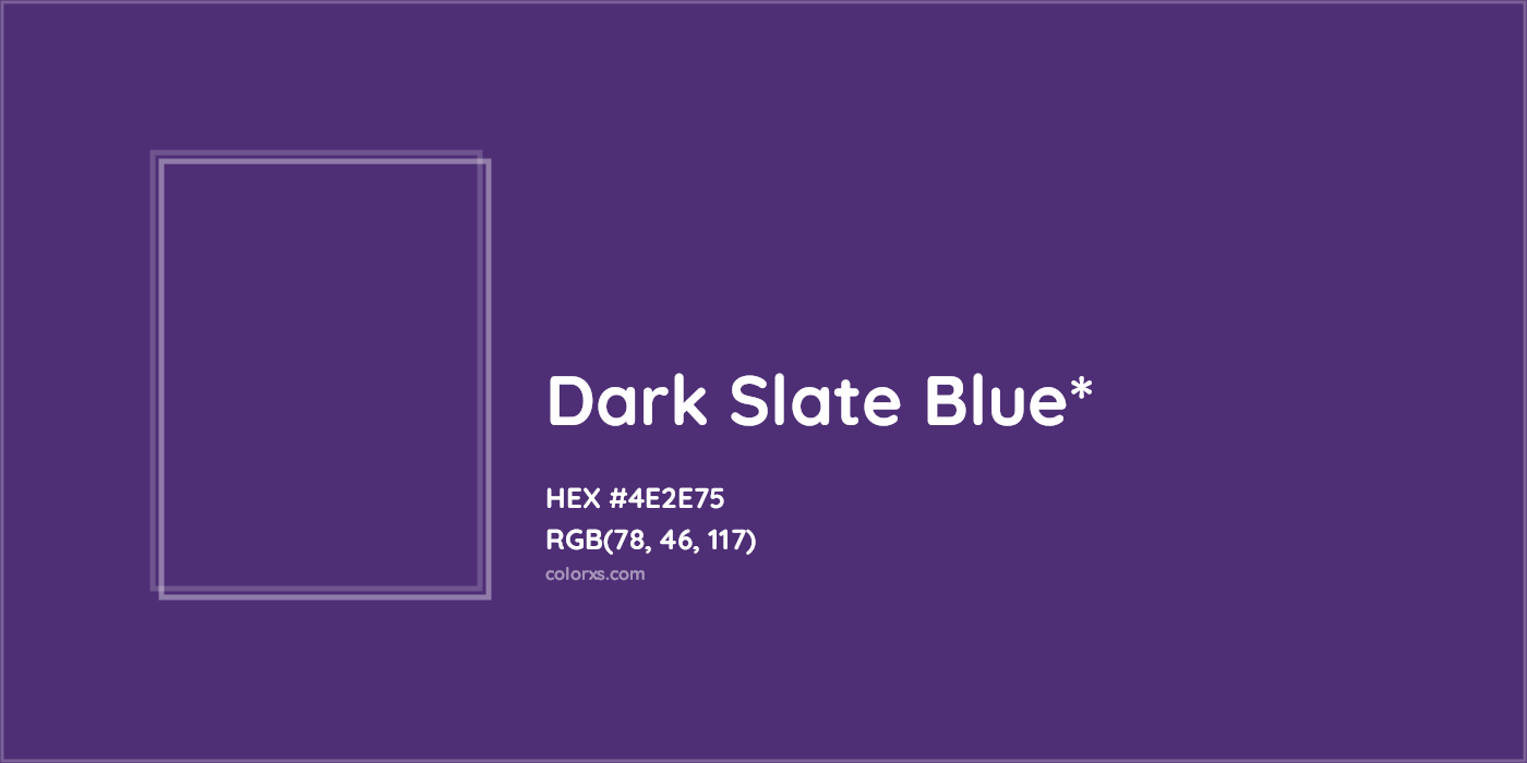HEX #4E2E75 Color Name, Color Code, Palettes, Similar Paints, Images