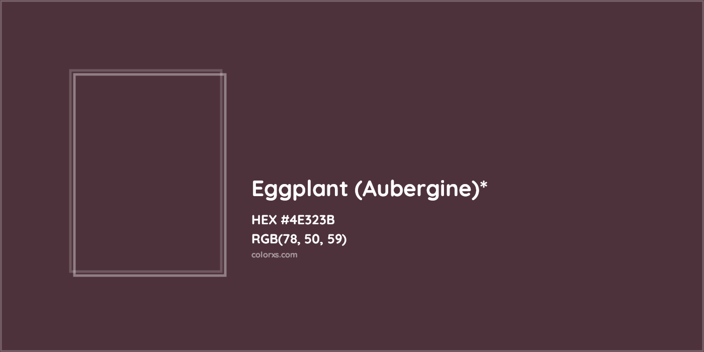 HEX #4E323B Color Name, Color Code, Palettes, Similar Paints, Images