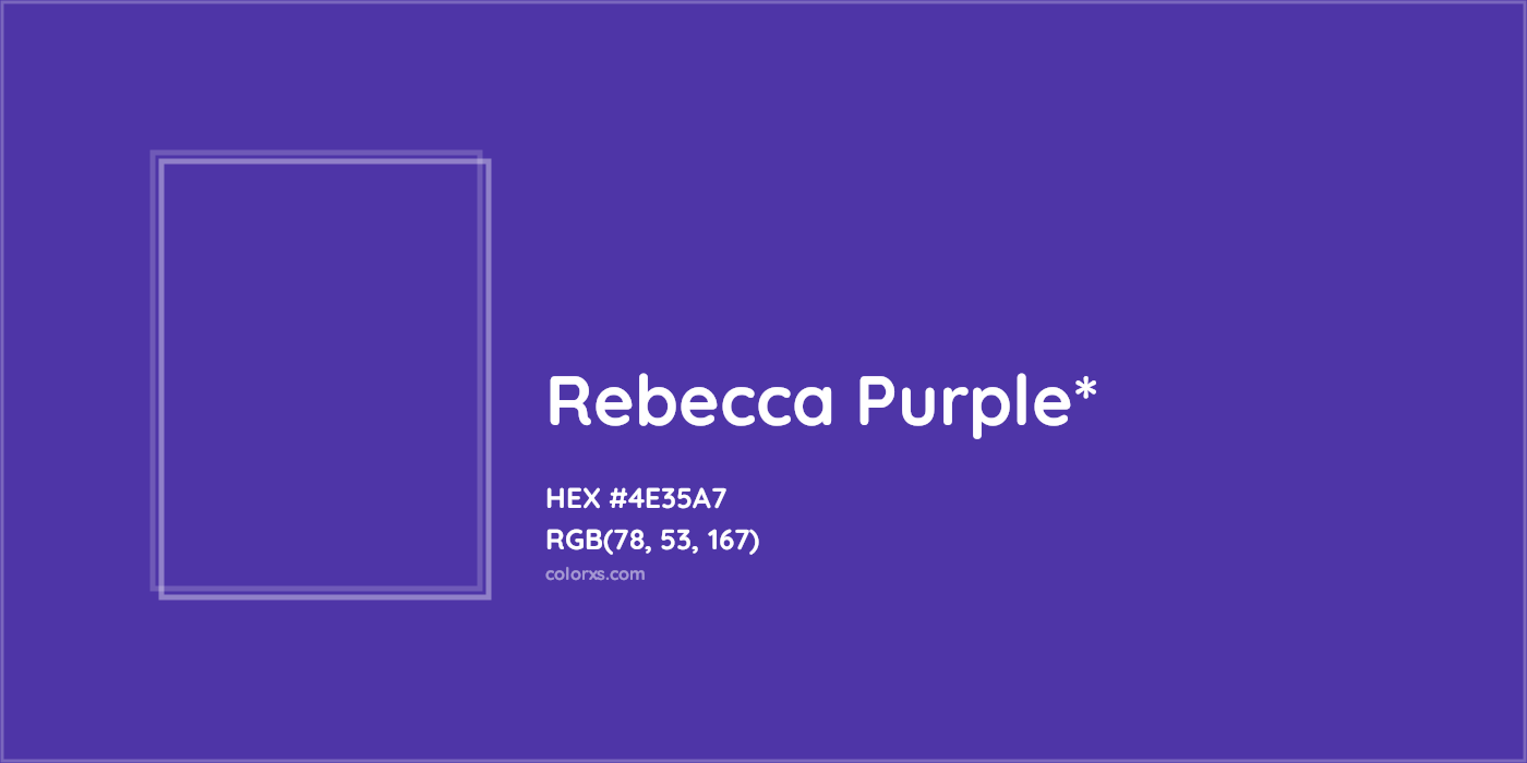 HEX #4E35A7 Color Name, Color Code, Palettes, Similar Paints, Images