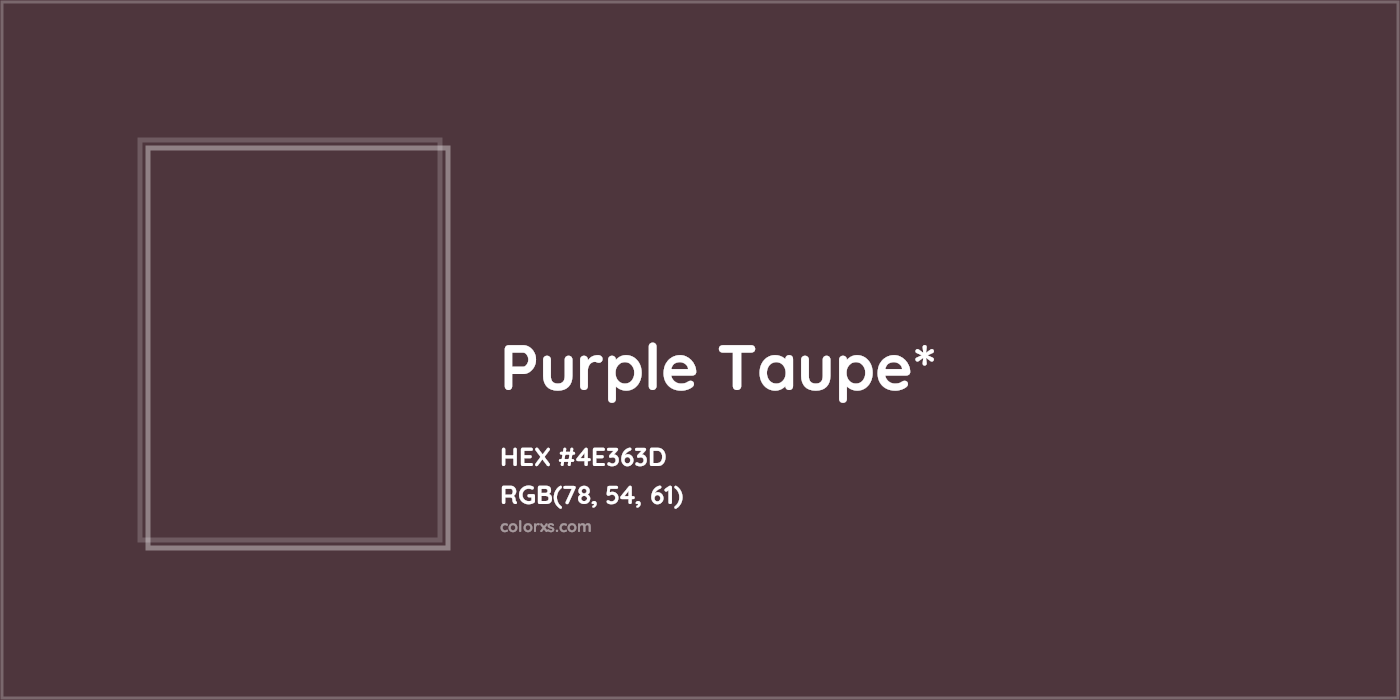 HEX #4E363D Color Name, Color Code, Palettes, Similar Paints, Images