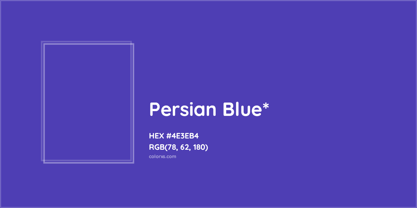 HEX #4E3EB4 Color Name, Color Code, Palettes, Similar Paints, Images