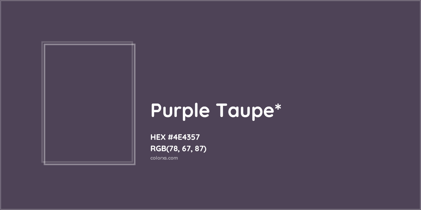 HEX #4E4357 Color Name, Color Code, Palettes, Similar Paints, Images