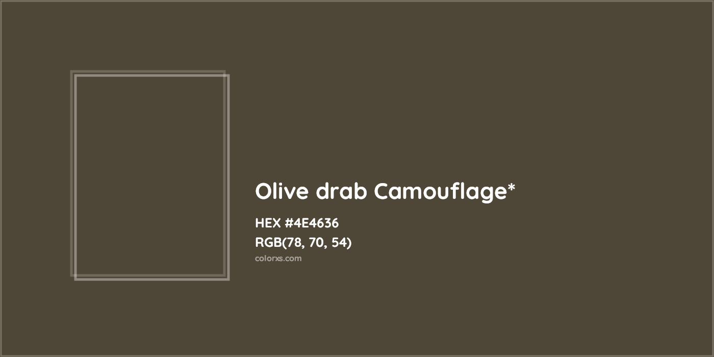 HEX #4E4636 Color Name, Color Code, Palettes, Similar Paints, Images