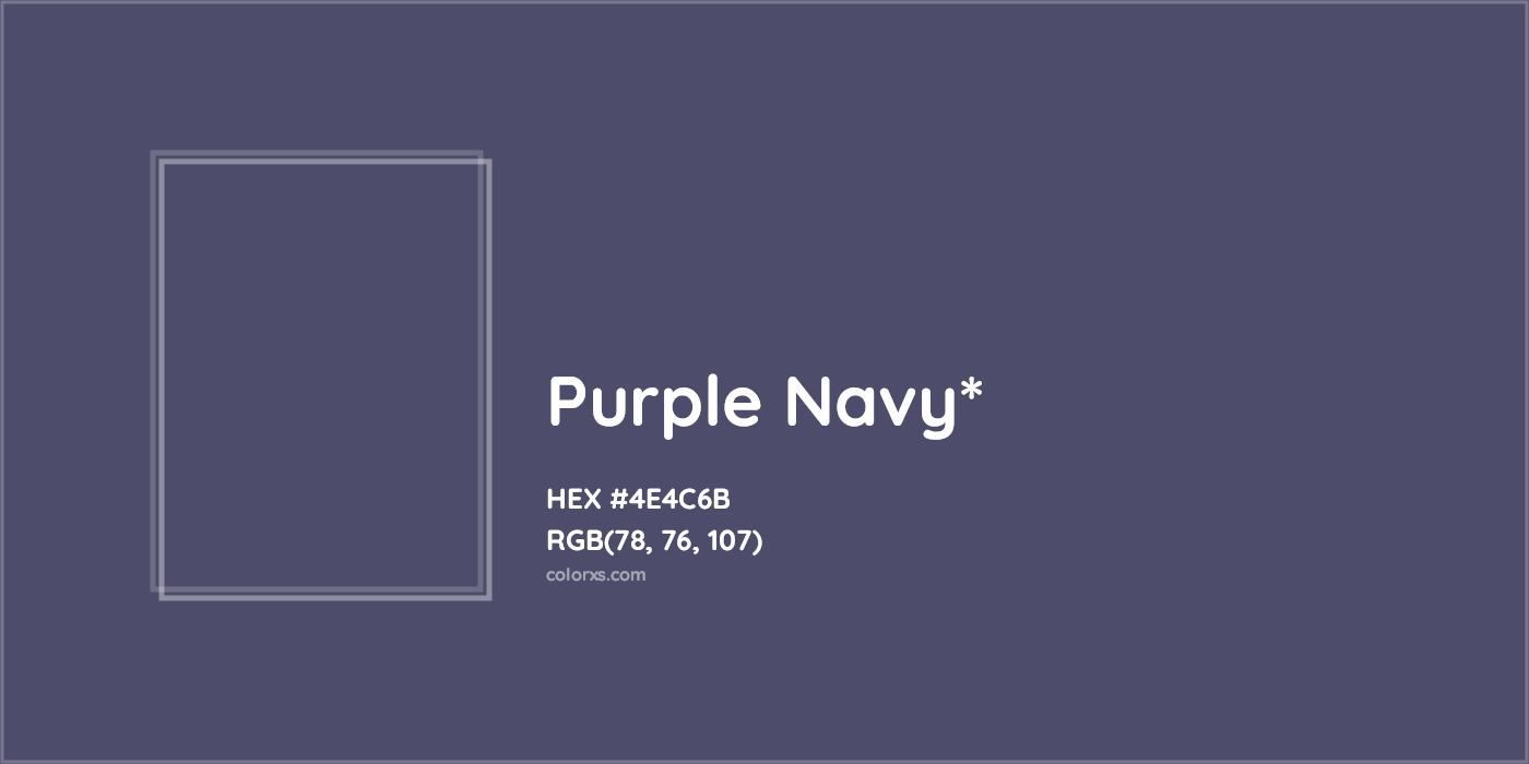 HEX #4E4C6B Color Name, Color Code, Palettes, Similar Paints, Images