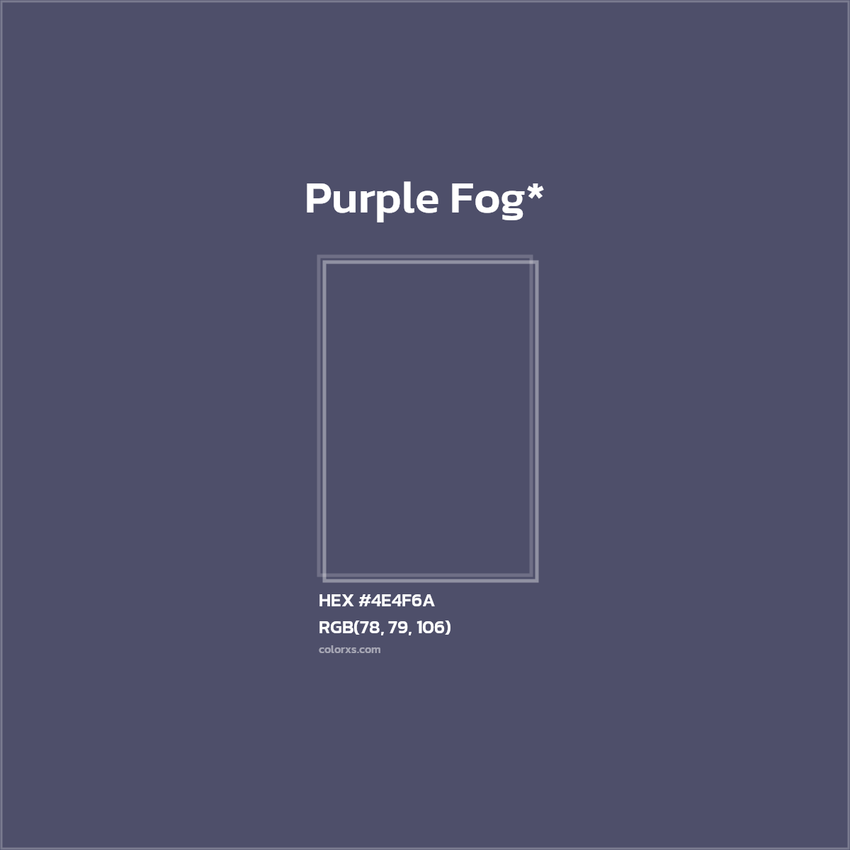 HEX #4E4F6A Color Name, Color Code, Palettes, Similar Paints, Images