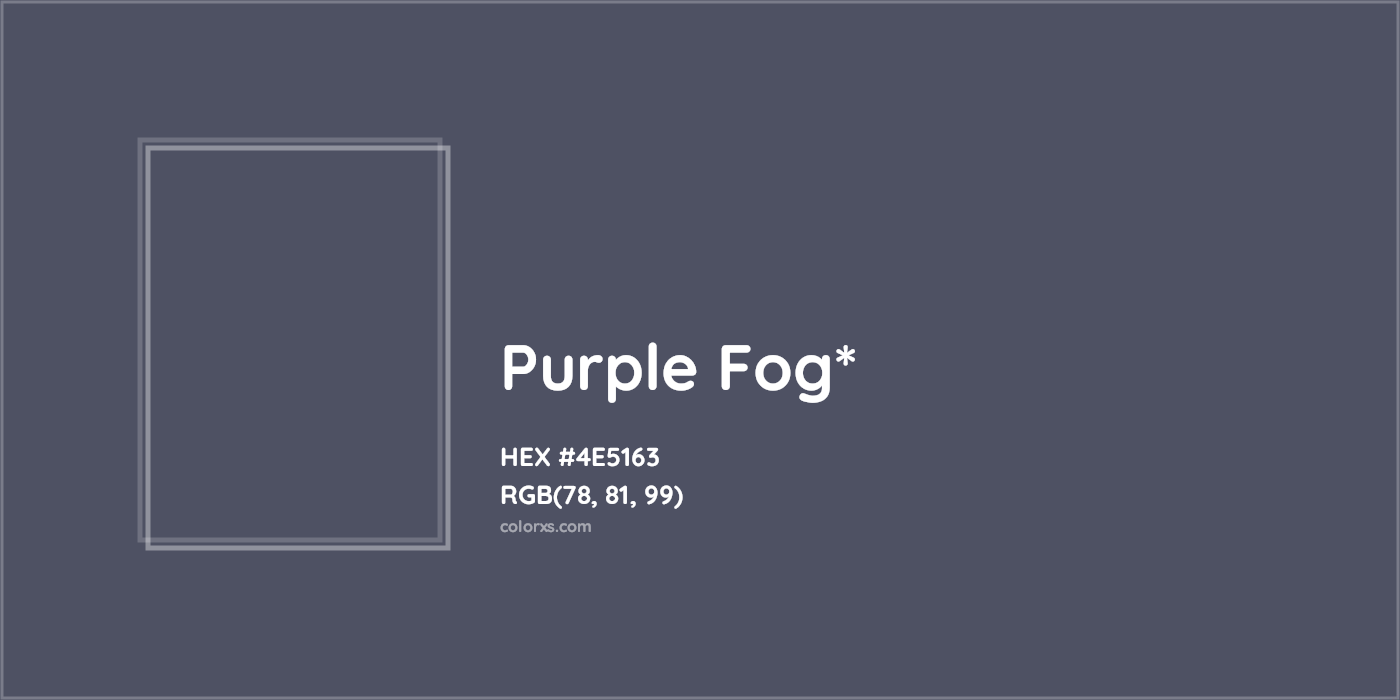 HEX #4E5163 Color Name, Color Code, Palettes, Similar Paints, Images
