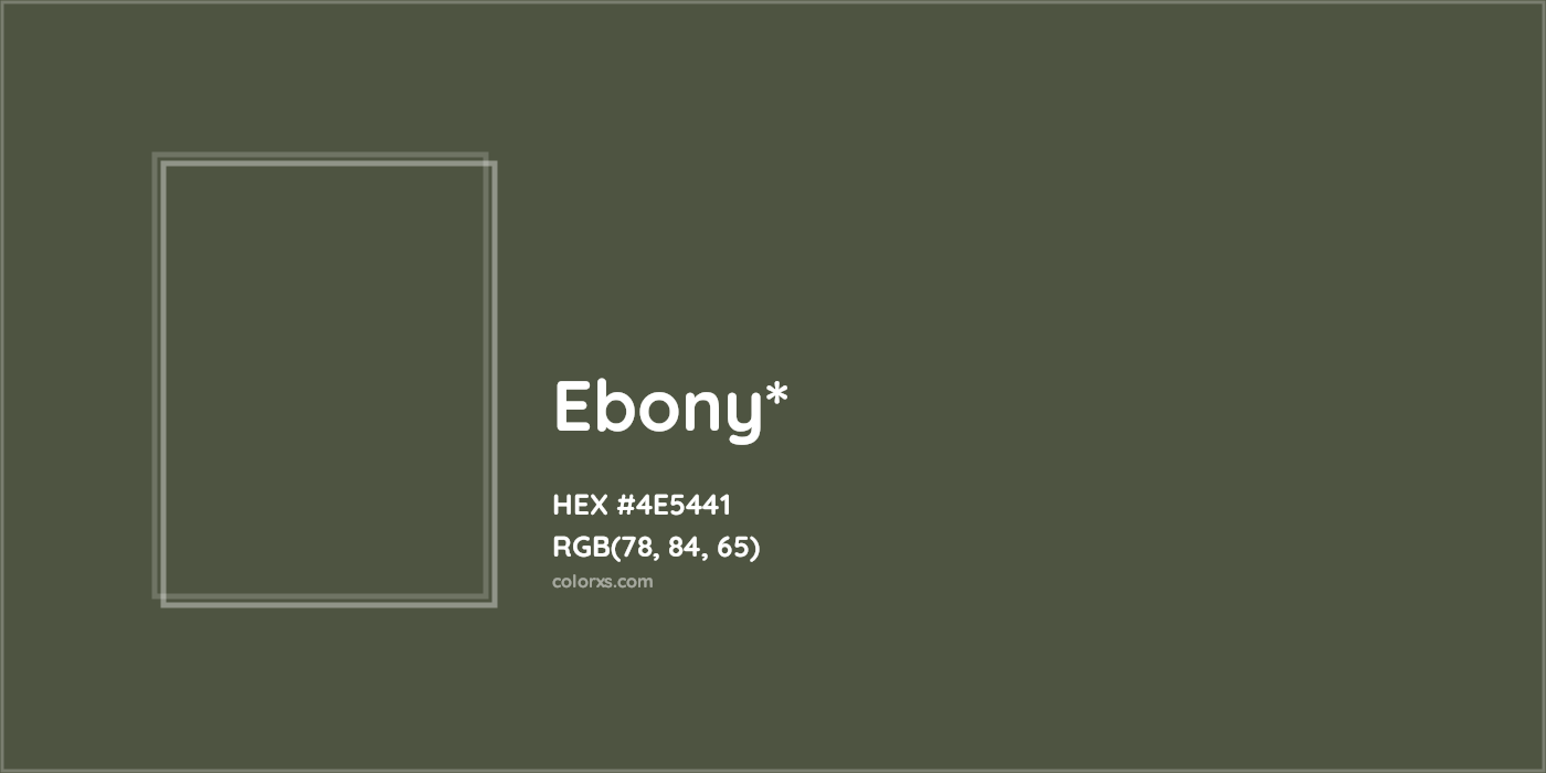 HEX #4E5441 Color Name, Color Code, Palettes, Similar Paints, Images