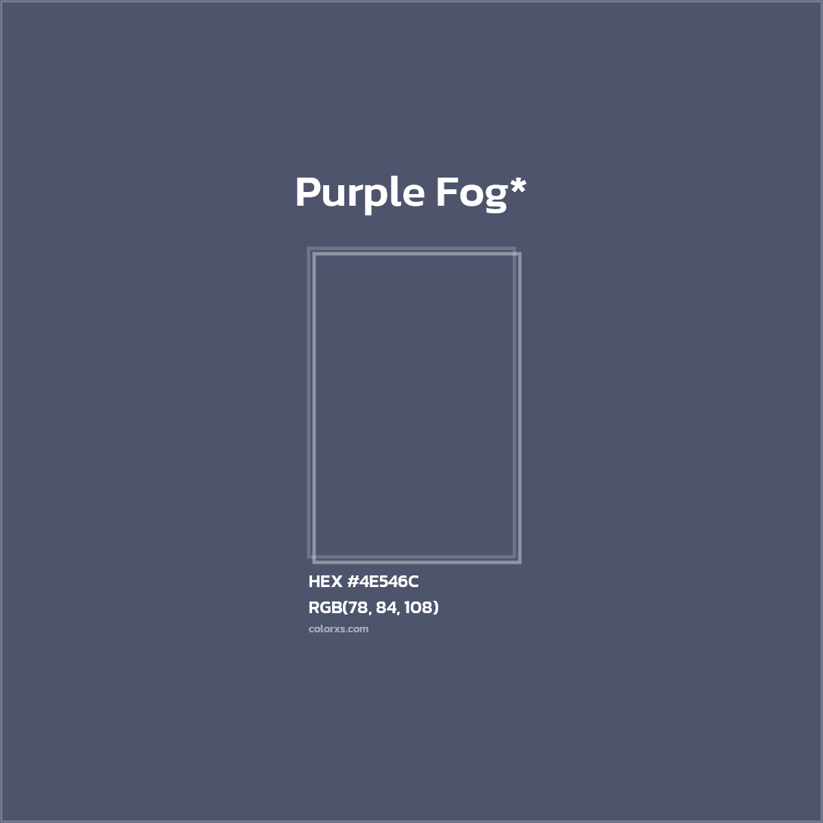 HEX #4E546C Color Name, Color Code, Palettes, Similar Paints, Images