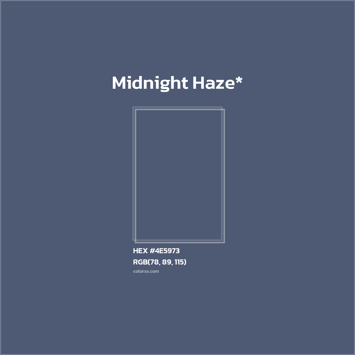 HEX #4E5973 Color Name, Color Code, Palettes, Similar Paints, Images