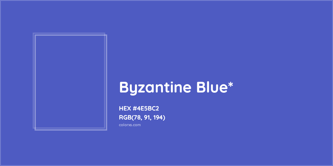HEX #4E5BC2 Color Name, Color Code, Palettes, Similar Paints, Images