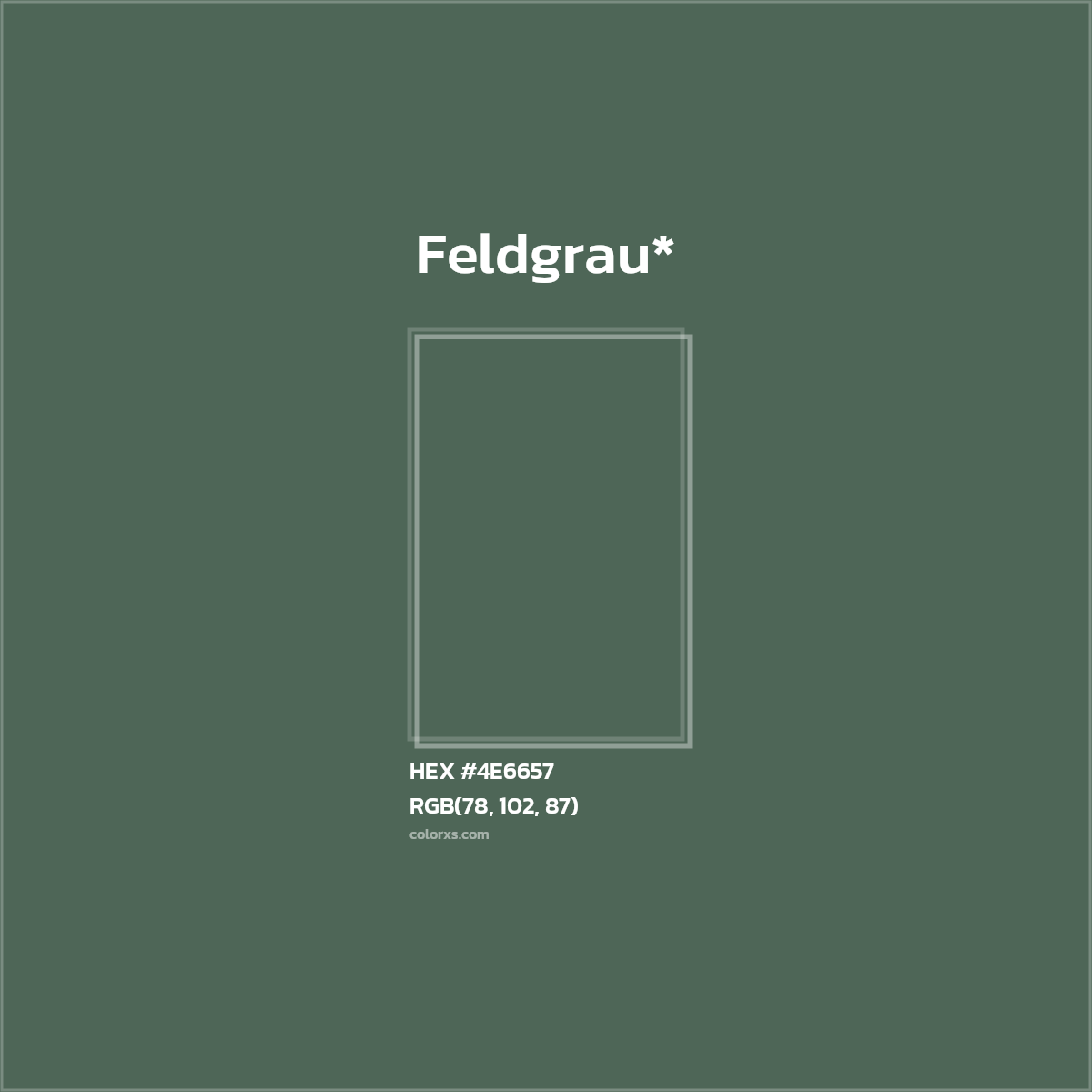 HEX #4E6657 Color Name, Color Code, Palettes, Similar Paints, Images