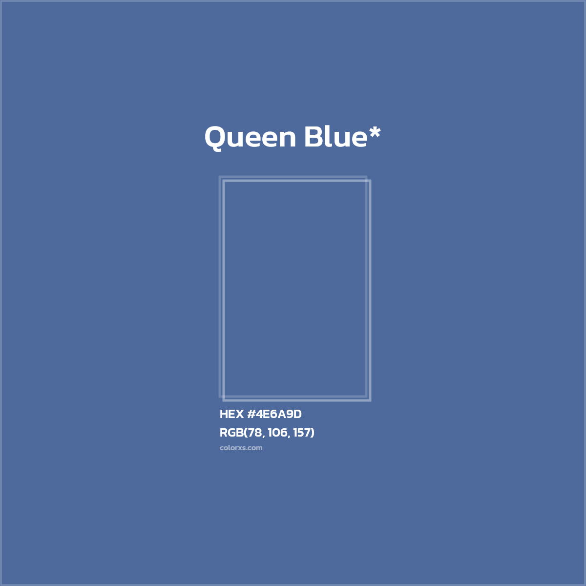 HEX #4E6A9D Color Name, Color Code, Palettes, Similar Paints, Images