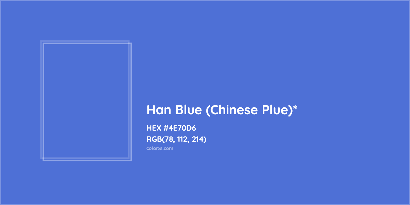 HEX #4E70D6 Color Name, Color Code, Palettes, Similar Paints, Images