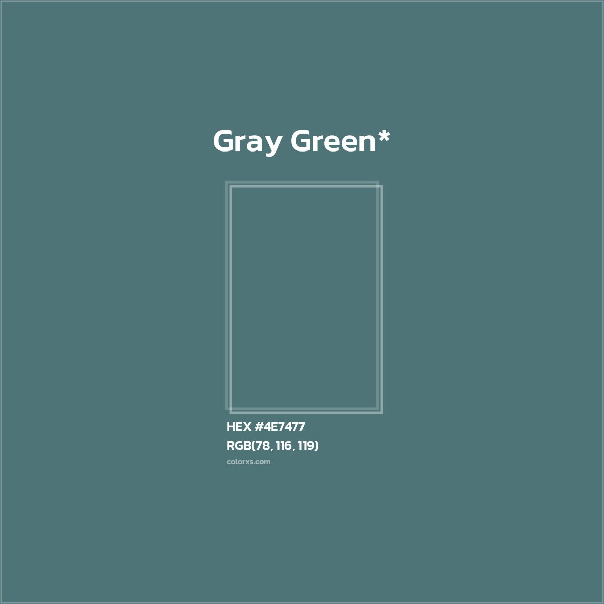 HEX #4E7477 Color Name, Color Code, Palettes, Similar Paints, Images