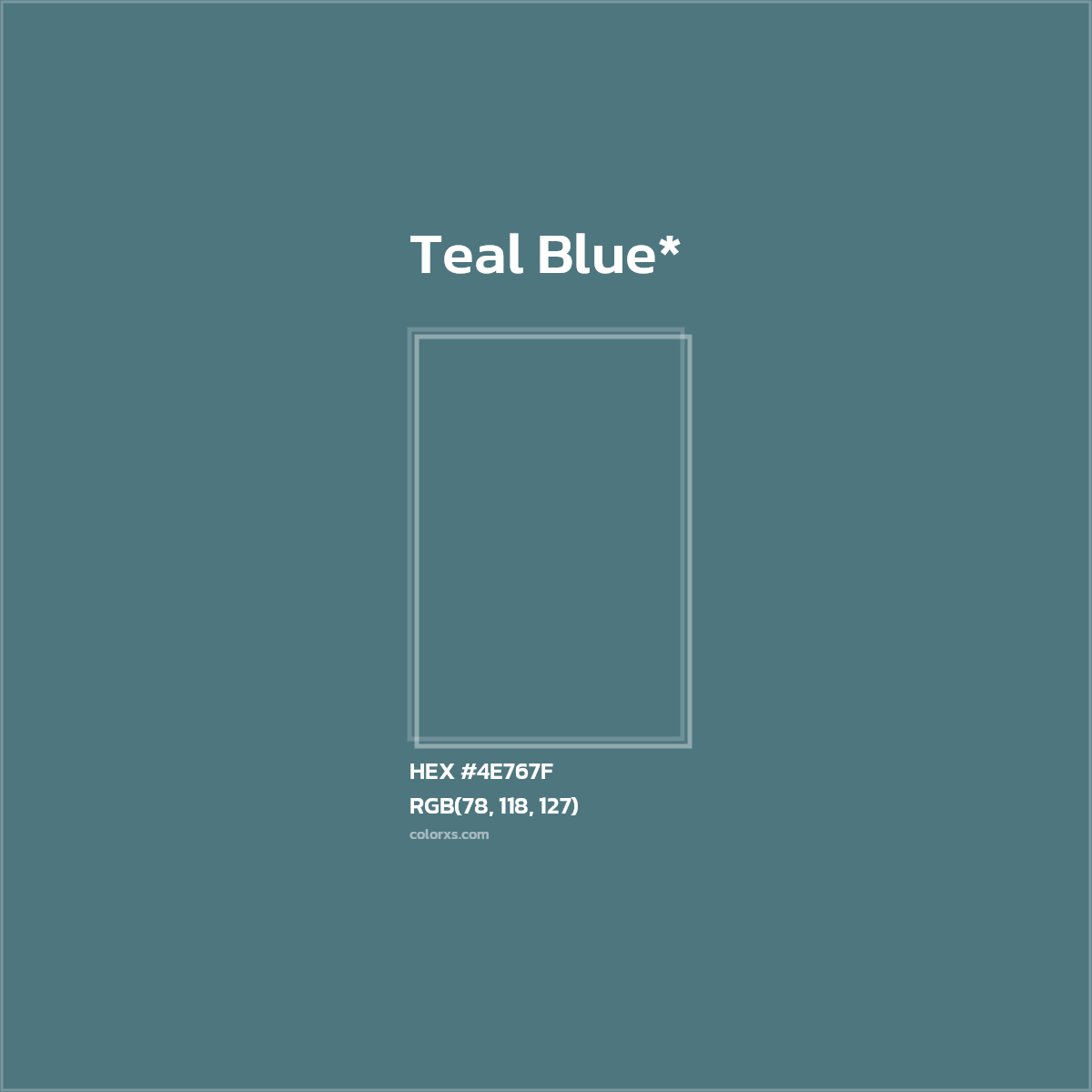 HEX #4E767F Color Name, Color Code, Palettes, Similar Paints, Images