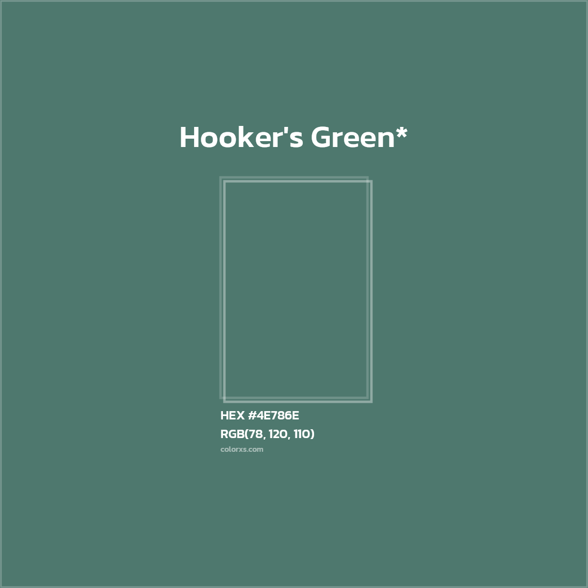 HEX #4E786E Color Name, Color Code, Palettes, Similar Paints, Images