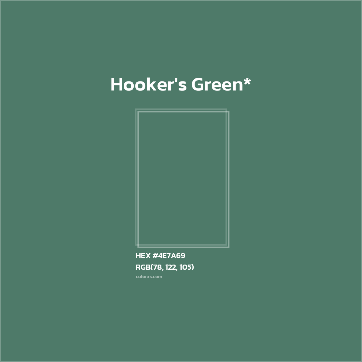 HEX #4E7A69 Color Name, Color Code, Palettes, Similar Paints, Images