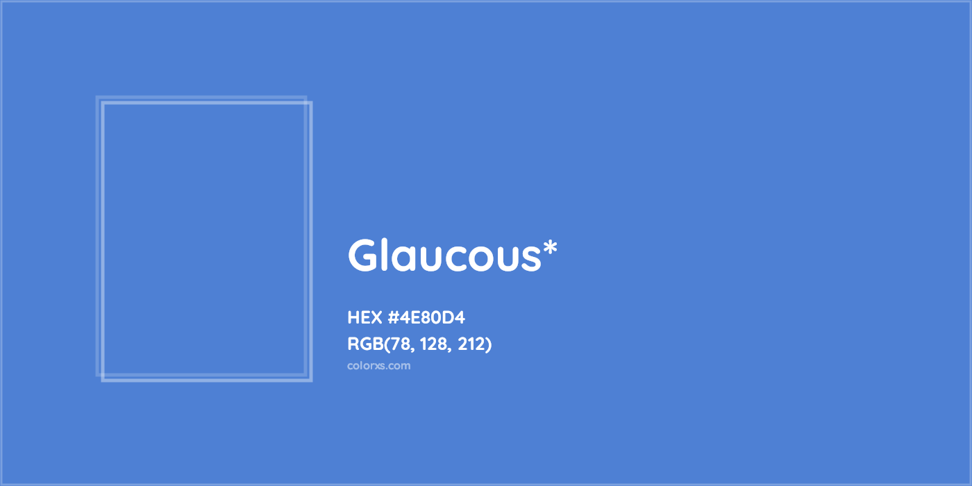 HEX #4E80D4 Color Name, Color Code, Palettes, Similar Paints, Images