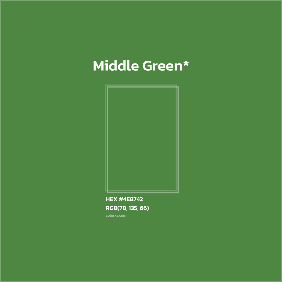 HEX #4E8742 Color Name, Color Code, Palettes, Similar Paints, Images