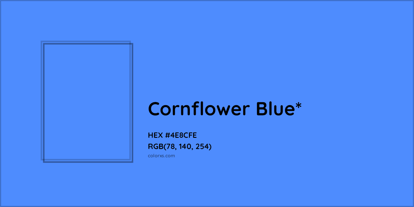 HEX #4E8CFE Color Name, Color Code, Palettes, Similar Paints, Images