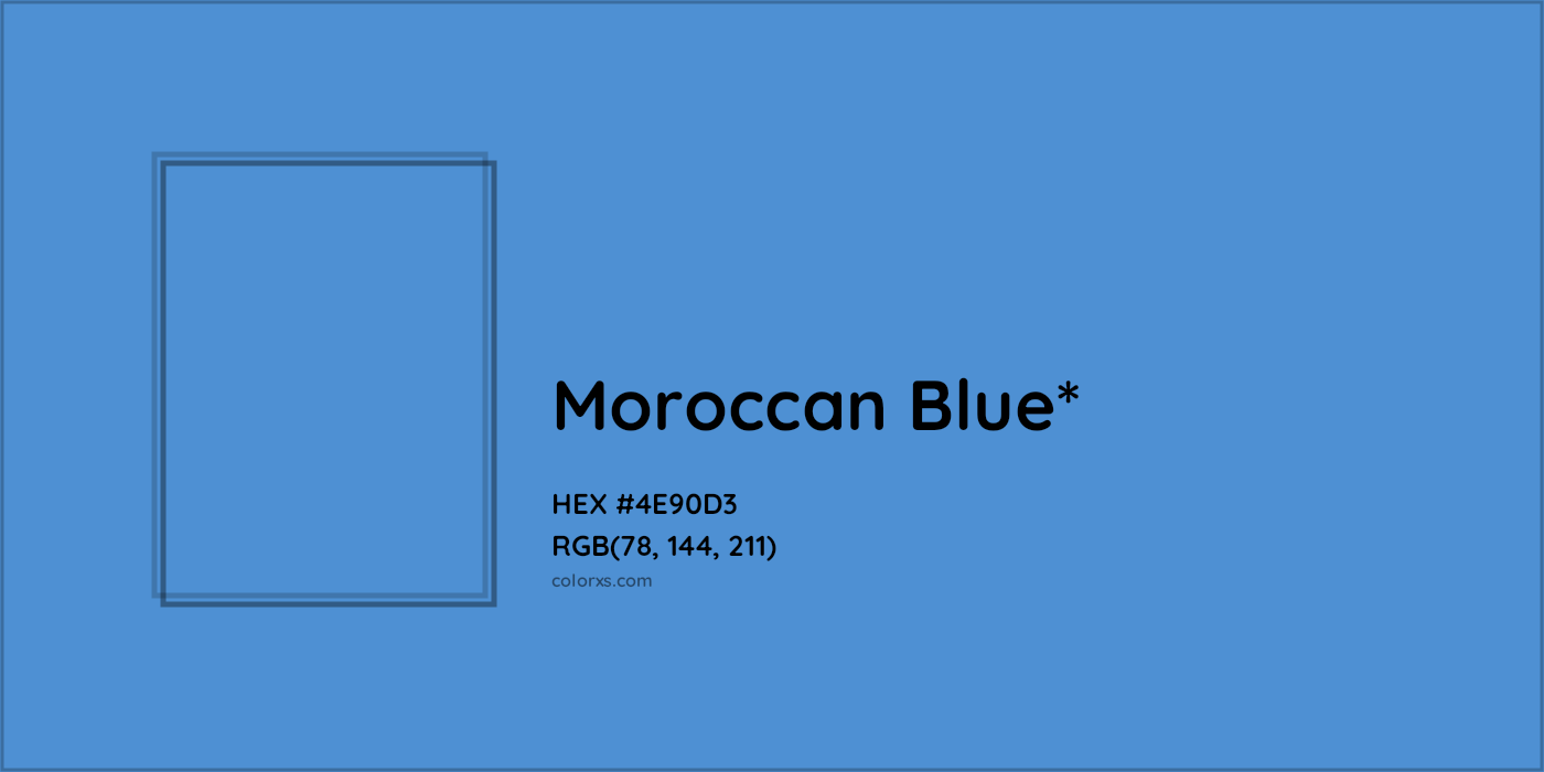 HEX #4E90D3 Color Name, Color Code, Palettes, Similar Paints, Images