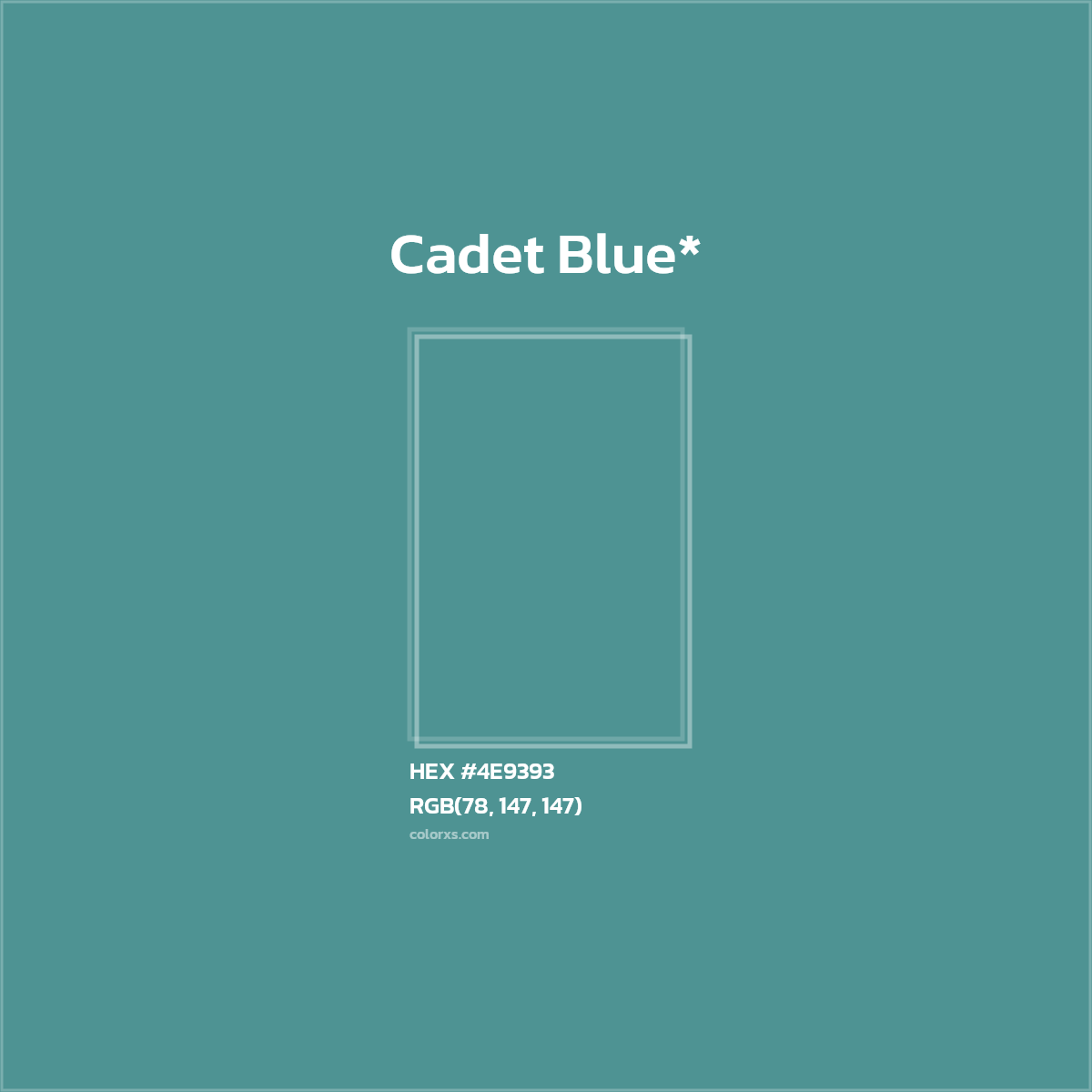 HEX #4E9393 Color Name, Color Code, Palettes, Similar Paints, Images