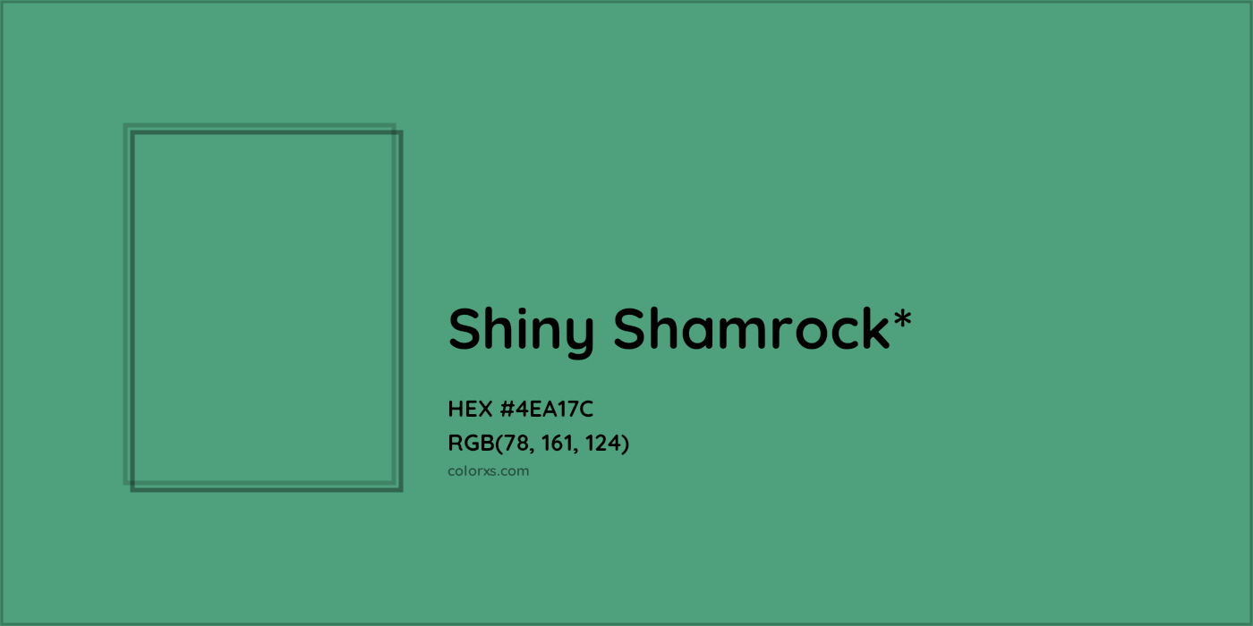 HEX #4EA17C Color Name, Color Code, Palettes, Similar Paints, Images