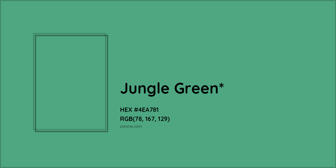 HEX #4EA781 Color Name, Color Code, Palettes, Similar Paints, Images