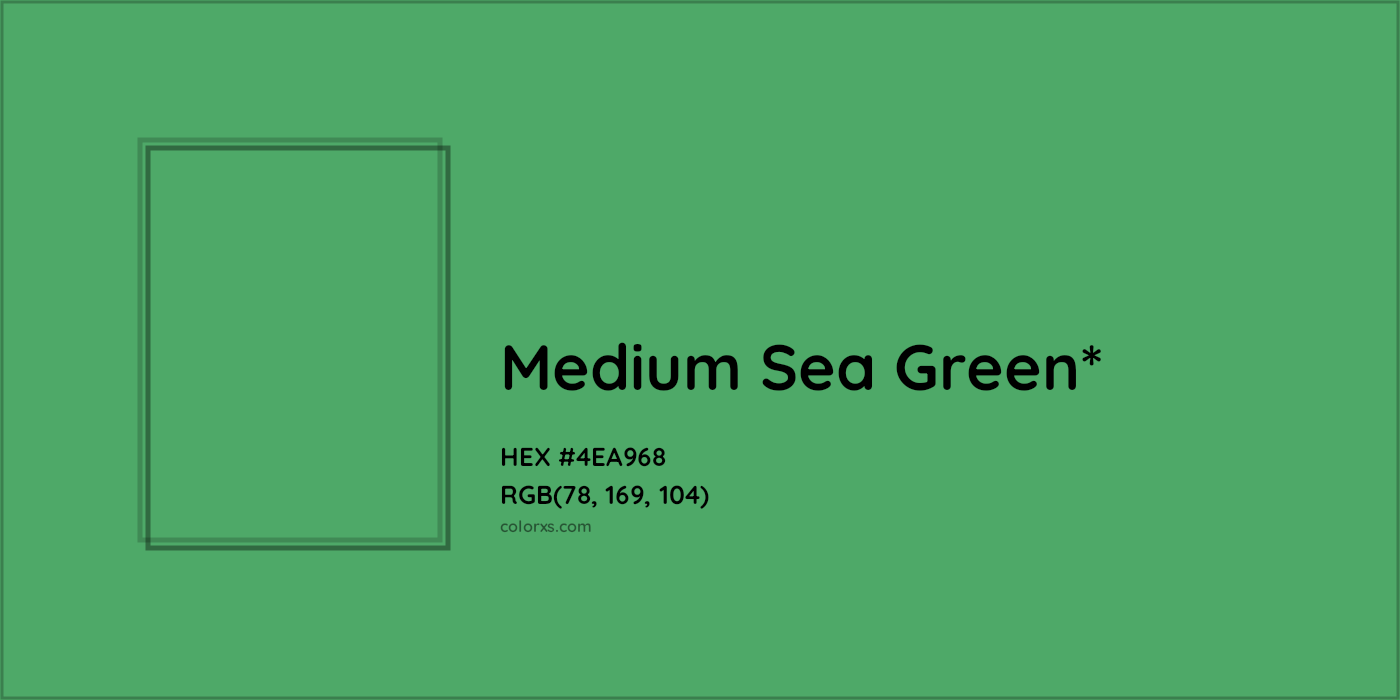 HEX #4EA968 Color Name, Color Code, Palettes, Similar Paints, Images