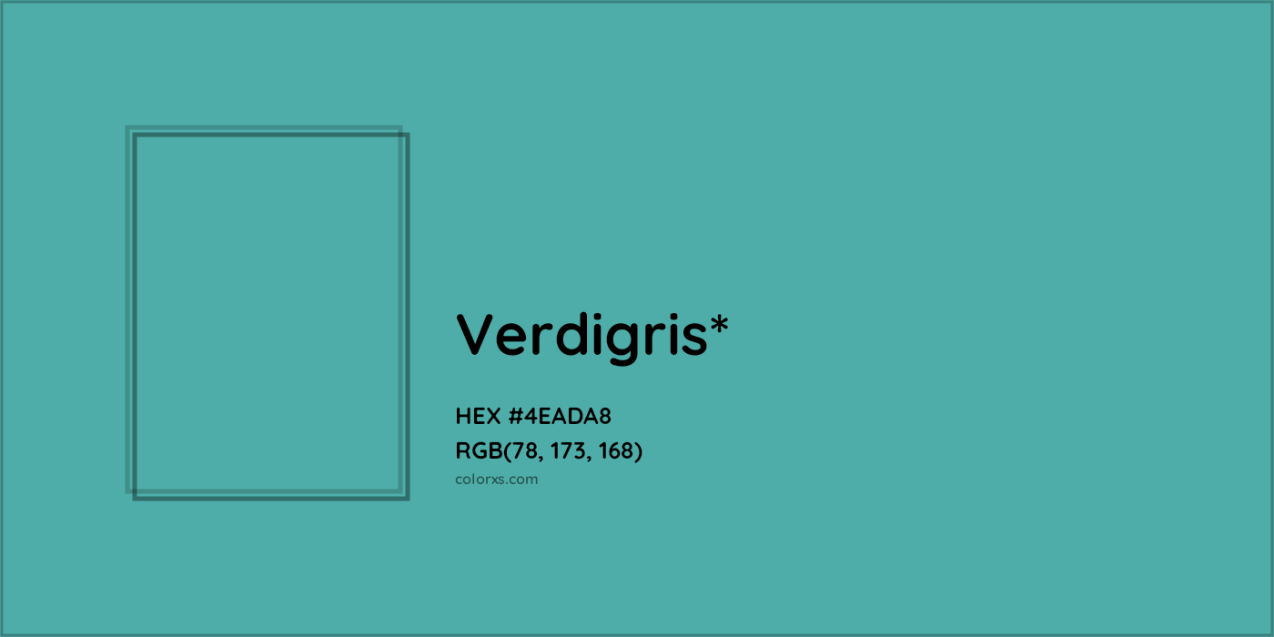 HEX #4EADA8 Color Name, Color Code, Palettes, Similar Paints, Images
