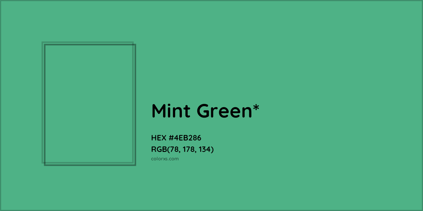 HEX #4EB286 Color Name, Color Code, Palettes, Similar Paints, Images