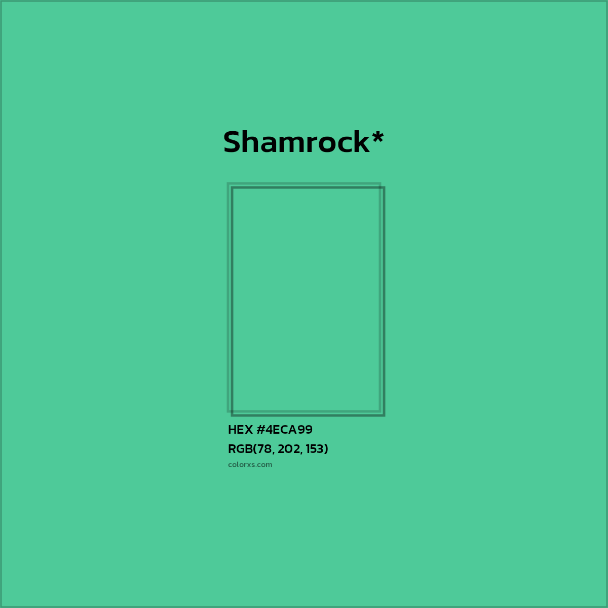 HEX #4ECA99 Color Name, Color Code, Palettes, Similar Paints, Images