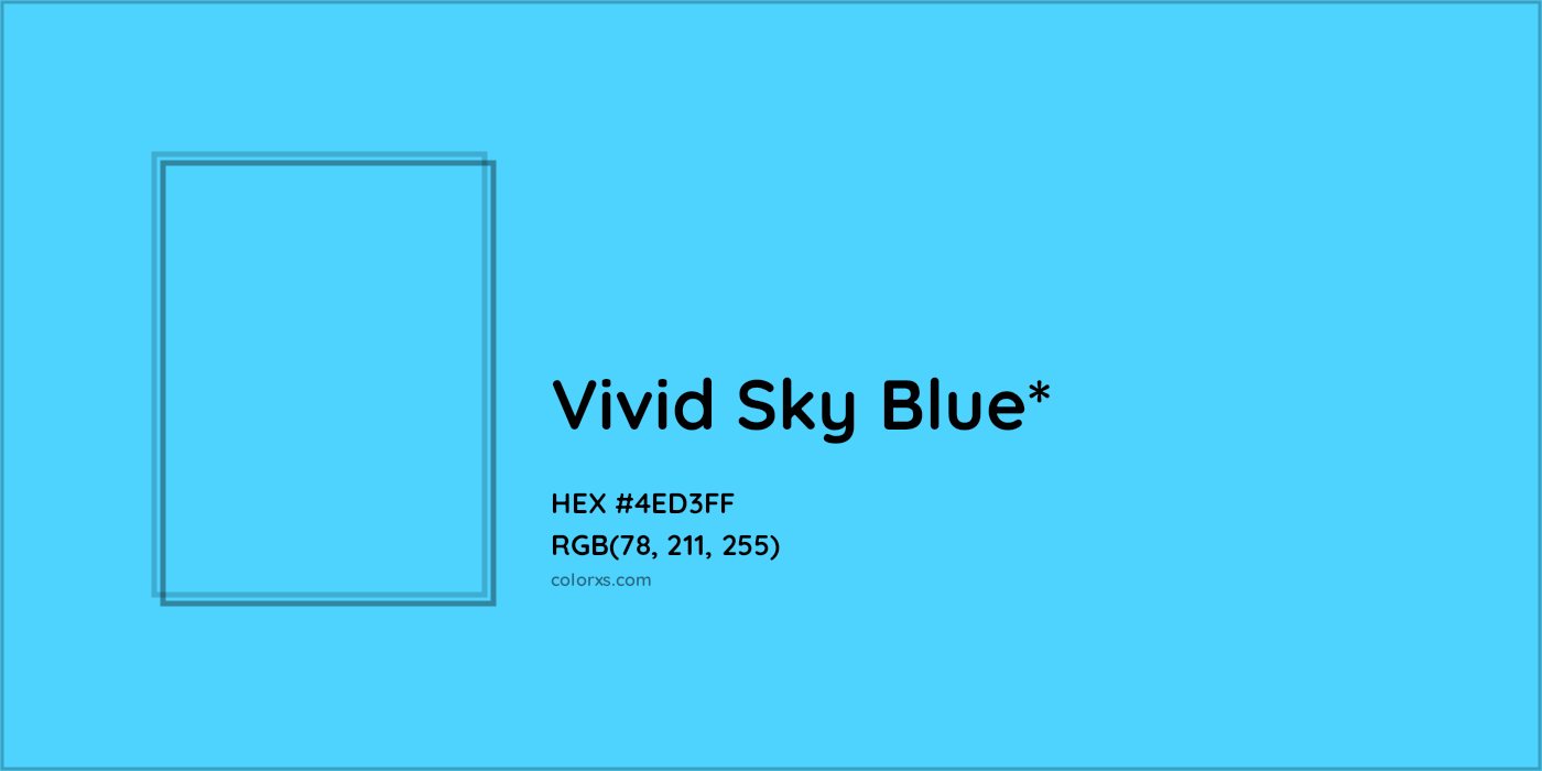 HEX #4ED3FF Color Name, Color Code, Palettes, Similar Paints, Images